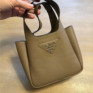 Prada mini leather tote bag brand new